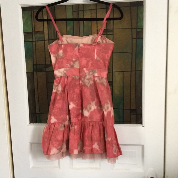 Cocktail dress BCBG Maxazaria Watercolour Pink Tulle Detail - Picture 4 of 4